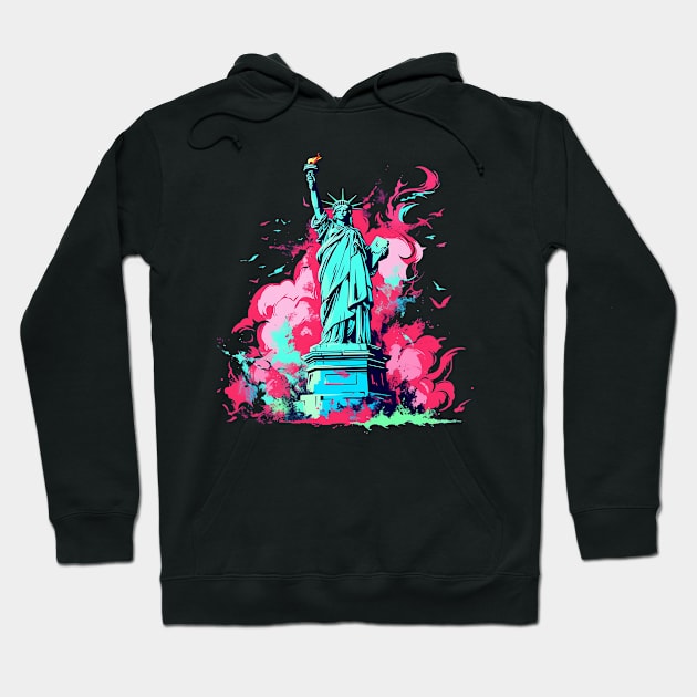 statue of liberty Hoodie by dorapeterx